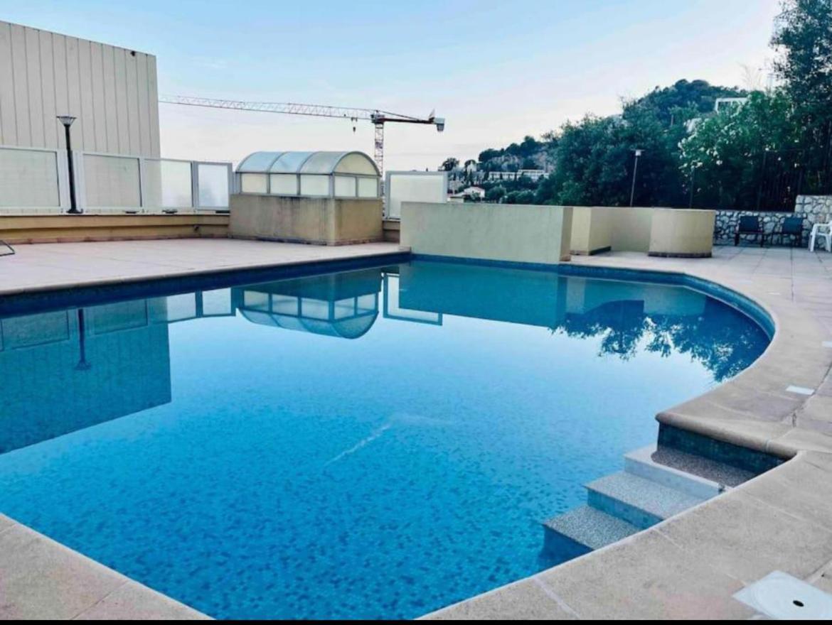 Apartamento Reve Au 7E Ciel Piscine Baie De Monaco Beausoleil Exterior foto