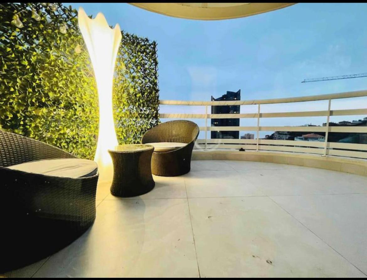 Apartamento Reve Au 7E Ciel Piscine Baie De Monaco Beausoleil Exterior foto